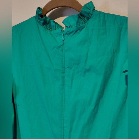 Tahari Womens Aqua Ruffle Sleeve Dress - Picture 6 of 8